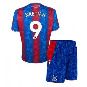 Crystal Palace Eddie Nketiah #9 Hemmakläder Barn 2024-25 Kortärmad (+ Korta byxor)